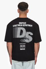 HEAVY OVERSIZE STREETWEAR DEPARTMENT T-SHIRT BLACK