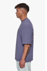 HEAVY OVERSIZED WORLD WIDE T-SHIRT GRANITE