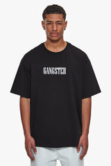 HEAVY OVERSIZE GANGSTER  T-SHIRT BLACK