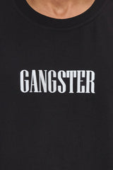 HEAVY OVERSIZE GANGSTER  T-SHIRT BLACK