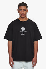 HEAVY OVERSIZE NEED TO HUSTLE  T-SHIRT BLACK