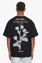 HEAVY OVERSIZE NEED TO HUSTLE  T-SHIRT BLACK