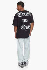 HEAVY OVERSIZE TRUST  T-SHIRT BLACK