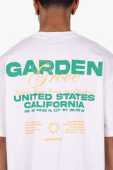 HEAVY OVERSIZE GARDEN GROVE T-SHIRT CREAM WHITE