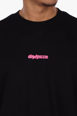 HEAVY OVERSIZE PALMTREES T-SHIRT BLACK