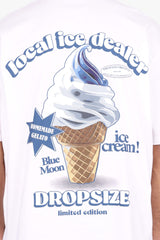 HEAVY OVERSIZE ICE CREAM T-SHIRT WHITE