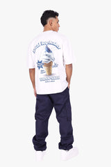 HEAVY OVERSIZE ICE CREAM T-SHIRT WHITE
