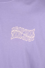 HEAVY OVERSIZE MIRRORED LOGO T-SHIRT GRANITE