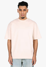 HEAVY OVERSIZE CREW LOVE T-SHIRT COCONUT MILK