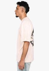 HEAVY OVERSIZE CREW LOVE T-SHIRT COCONUT MILK