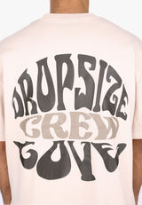 HEAVY OVERSIZE CREW LOVE T-SHIRT COCONUT MILK