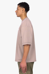 HEAVY OVERSIZE DOUBLE ARM T-SHIRT SIMPLY TAUPE