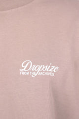 HEAVY OVERSIZE DOUBLE ARM T-SHIRT SIMPLY TAUPE