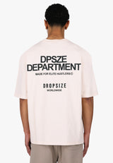 HEAVY OVERSIZE DPSZE DEPARTMENT T-SHIRT COCONUT MILK