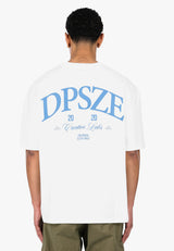 HEAVY OVERSIZE DPSZE BACKPRINT T-SHIRT CREAM WHITE