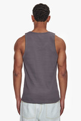 RIB TANK TOP GREY
