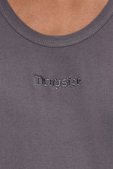 RIB TANK TOP GREY