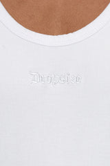 RIB TANK TOP WHITE