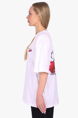 HEAVY OVERSIZE CHERRIES T-SHIRT WHITE