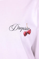 HEAVY OVERSIZE CHERRIES T-SHIRT WHITE