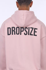 HEAVY OVERSIZE HD PRINT ZIP HOODIE LOTUS