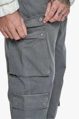 DOUBLE POCKET CARGO PANT GREY