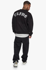 HEAVY CRIME CREWNECK SWEATER BLACK