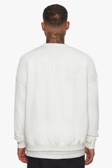 HEAVY OVERSIZE HD PRINT SWEATER CREAM