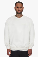 HEAVY OVERSIZE HD PRINT SWEATER CREAM