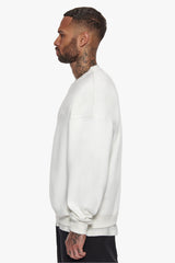 HEAVY OVERSIZE HD PRINT SWEATER CREAM