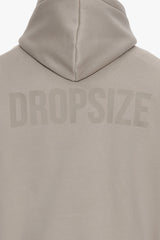 HEAVY OVERSIZE HD PRINT HOODIE SILVER GREY