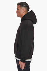 HEAVY OVERSIZE CARRYING DOVE HOODIE BLACK
