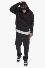 HEAVY CRIME HOOD HOODIE BLACK