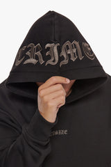 HEAVY CRIME HOOD HOODIE BLACK