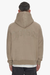 HEAVY BACKLOGO HOODIE WEATHERED TEAK