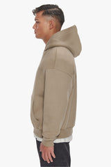 HEAVY BACKLOGO HOODIE WEATHERED TEAK
