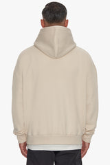HEAVY FRONTLOGO HOODIE COCONUT MILK / GRAPE