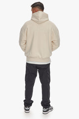 HEAVY OVERSIZE HD PRINT HOODIE COCONUT MILK