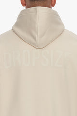 HEAVY OVERSIZE HD PRINT HOODIE COCONUT MILK