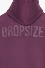 HEAVY OVERSIZE HD PRINT HOODIE GRAPE