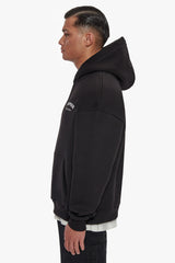 HEAVY OVERSIZE BUILDING OF LEGENDS HOODIE BLACK