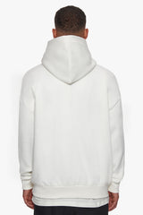 HEAVY OVERSIZE FROTTEE EMBO HOODIE CREAM
