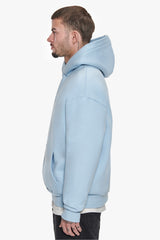 HEAVY OVERSIZE CENTER HD HOODIE BABY BLUE