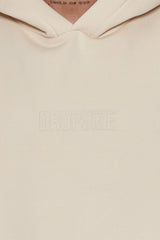 HEAVY OVERSIZE CENTER HD HOODIE COCONUT MILK