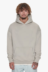 HEAVY OVERSIZE CENTER HD HOODIE MOON BEAM