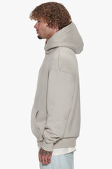 HEAVY OVERSIZE CENTER HD HOODIE MOON BEAM