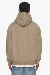 HEAVY OVERSIZE CENTER HD HOODIE WEATHERED TEAK
