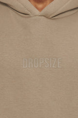 HEAVY OVERSIZE CENTER HD HOODIE WEATHERED TEAK