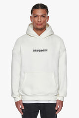 HEAVY OVERSIZE RATTLE SNAKE HOODIE CREAM WHITE