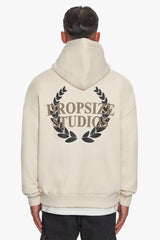 HEAVY OVERSIZE DROPSIZE STUDIOS HOODIE COCONUT MILK